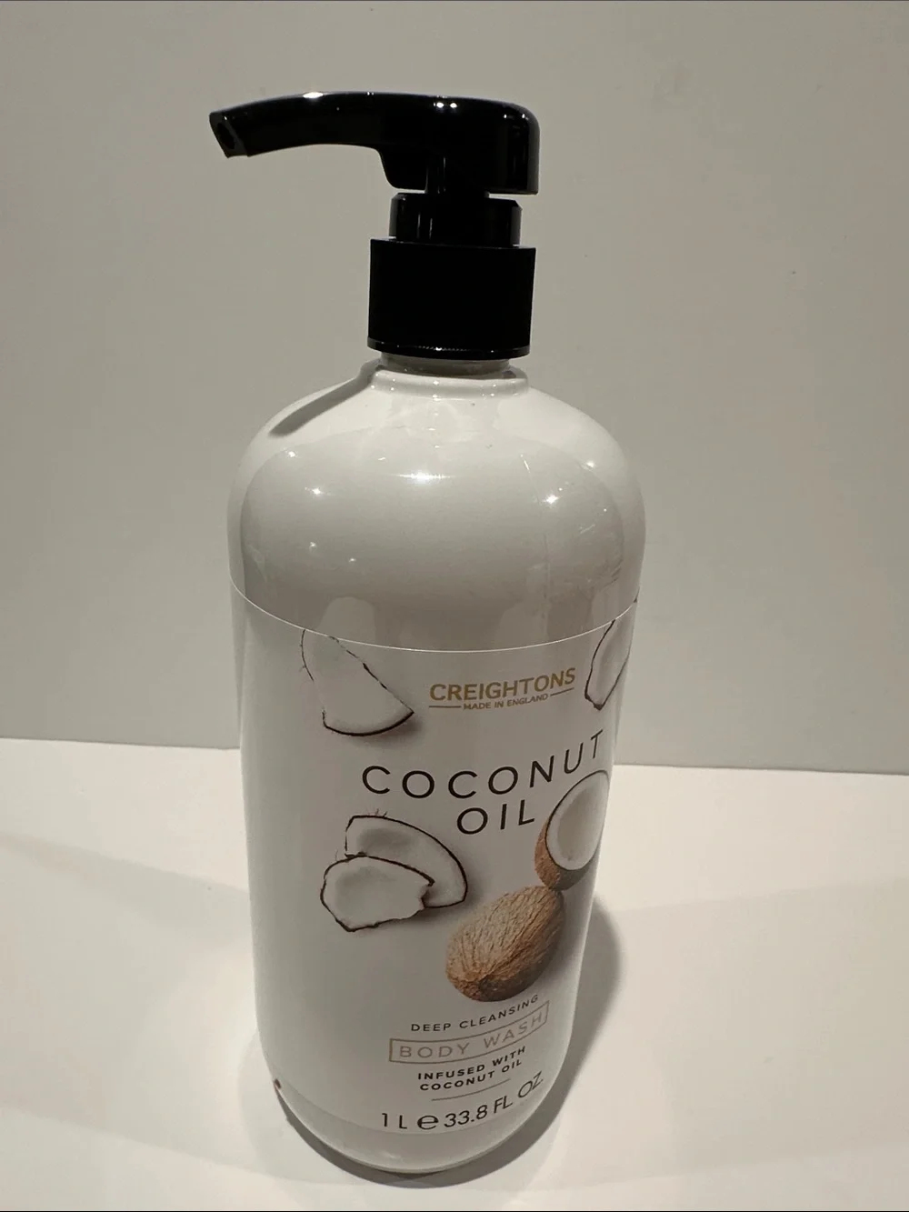 Creightons Coconut Oil Deep Cleansing Body Wash Infused W/Coconut Oil, 33.8 oz.